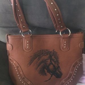 Leather purse.